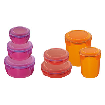 king 7-tlg. Vorratsbehälter-Set King | Wayfair.de